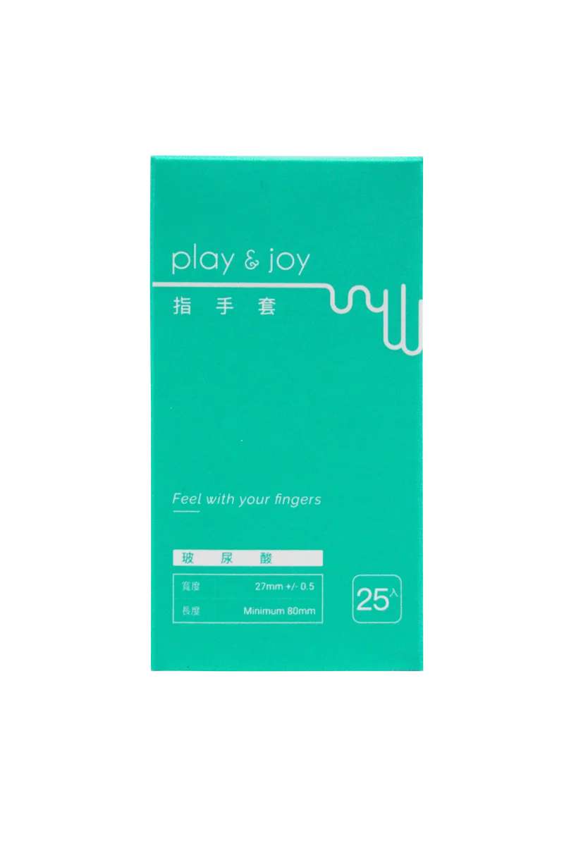 PLAY & JOY 玻尿酸衛生指手套 25 片裝