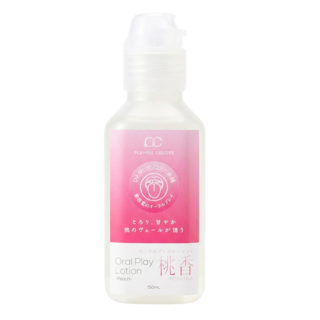 Playful Colors - 桃味微涼感可食用水性潤滑液 - 150ml