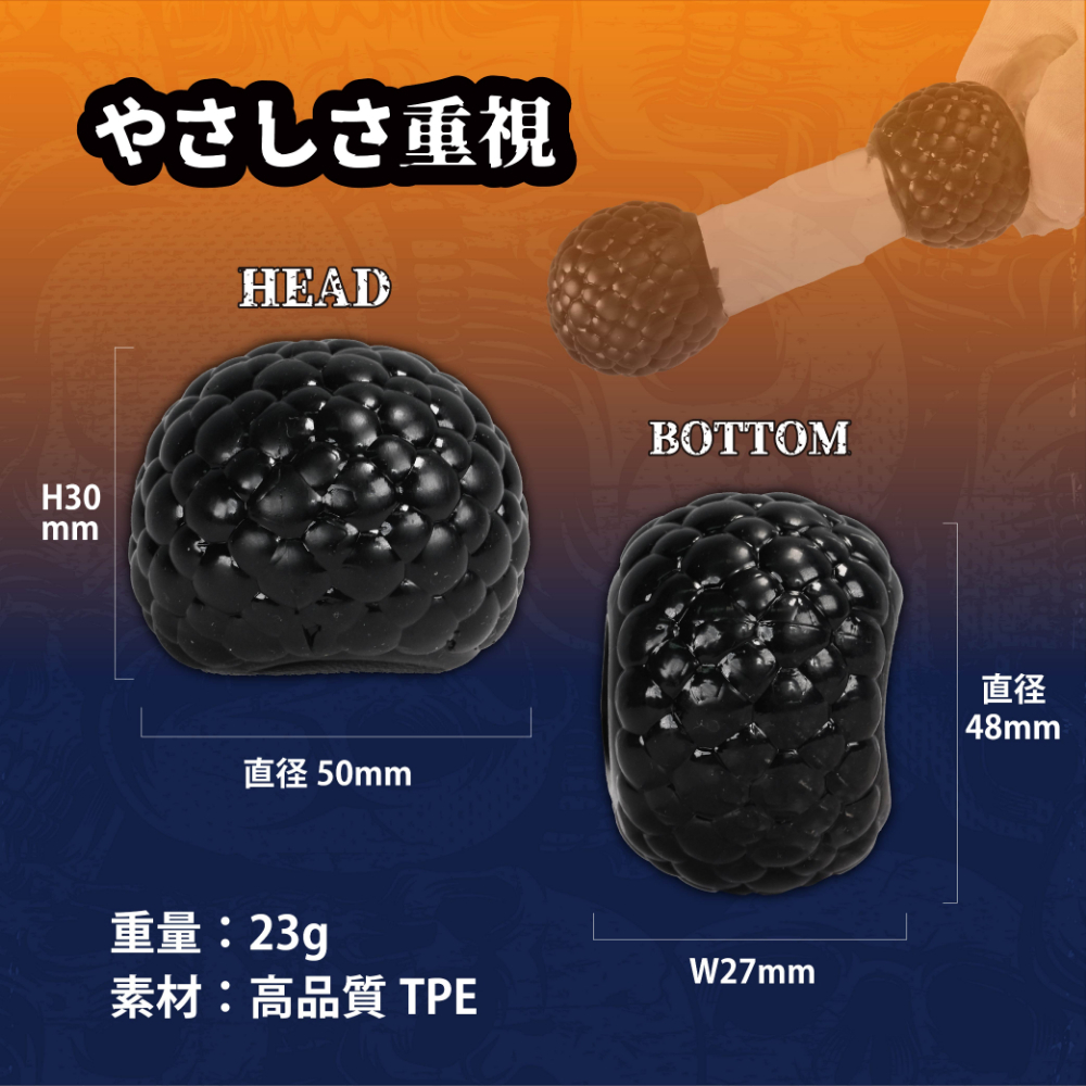 Prime - Mens Power 溫和款2件陰莖套 (やさしさ重視&シゲキ重視)