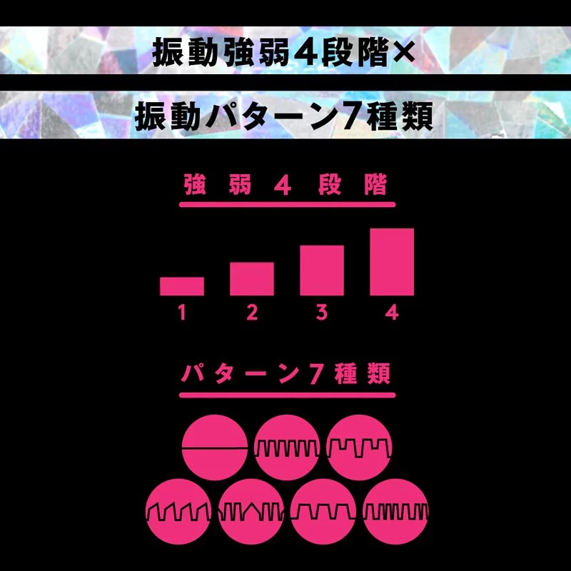 PxPxP 完全防水 超愛振動 DENMA 28 AV按摩棒 - 黑色