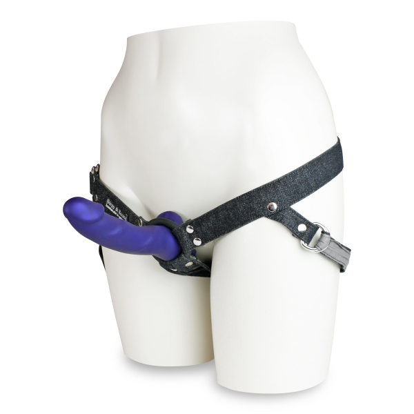 Denim Harness × fuze Velvet 穿戴式腰帶及矽膠假陽具套裝