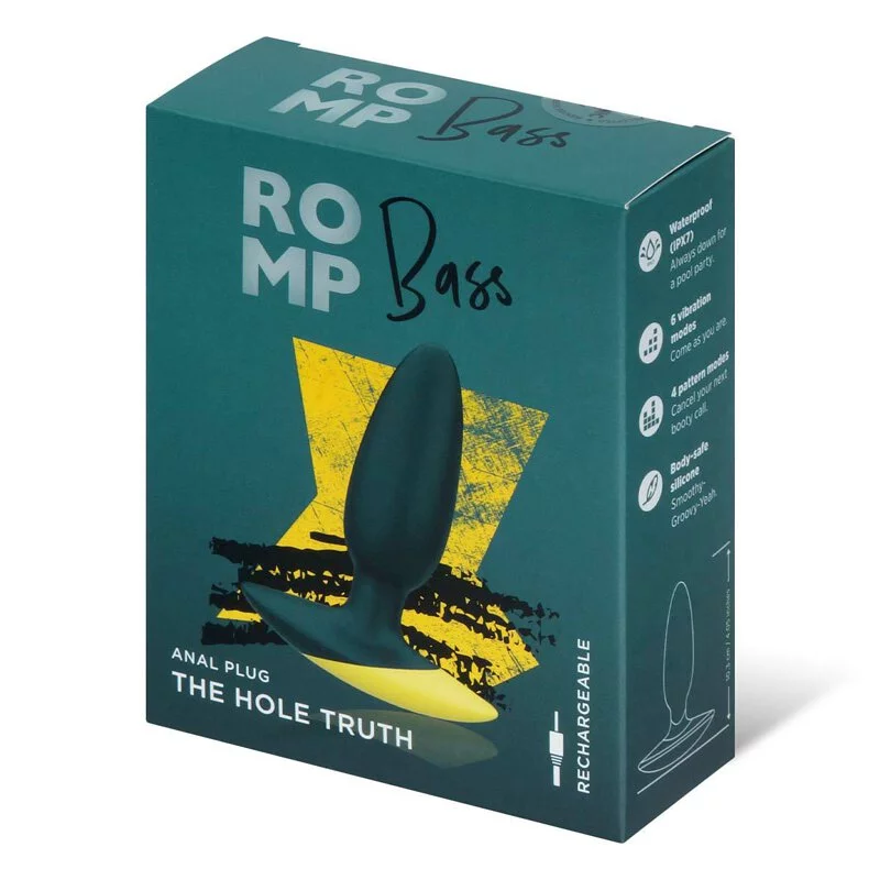 ROMP - Bass 後庭震動器 深綠色