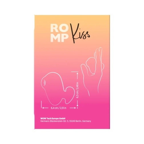 ROMP Kiss 指尖陰蒂吸啜器 粉紅色