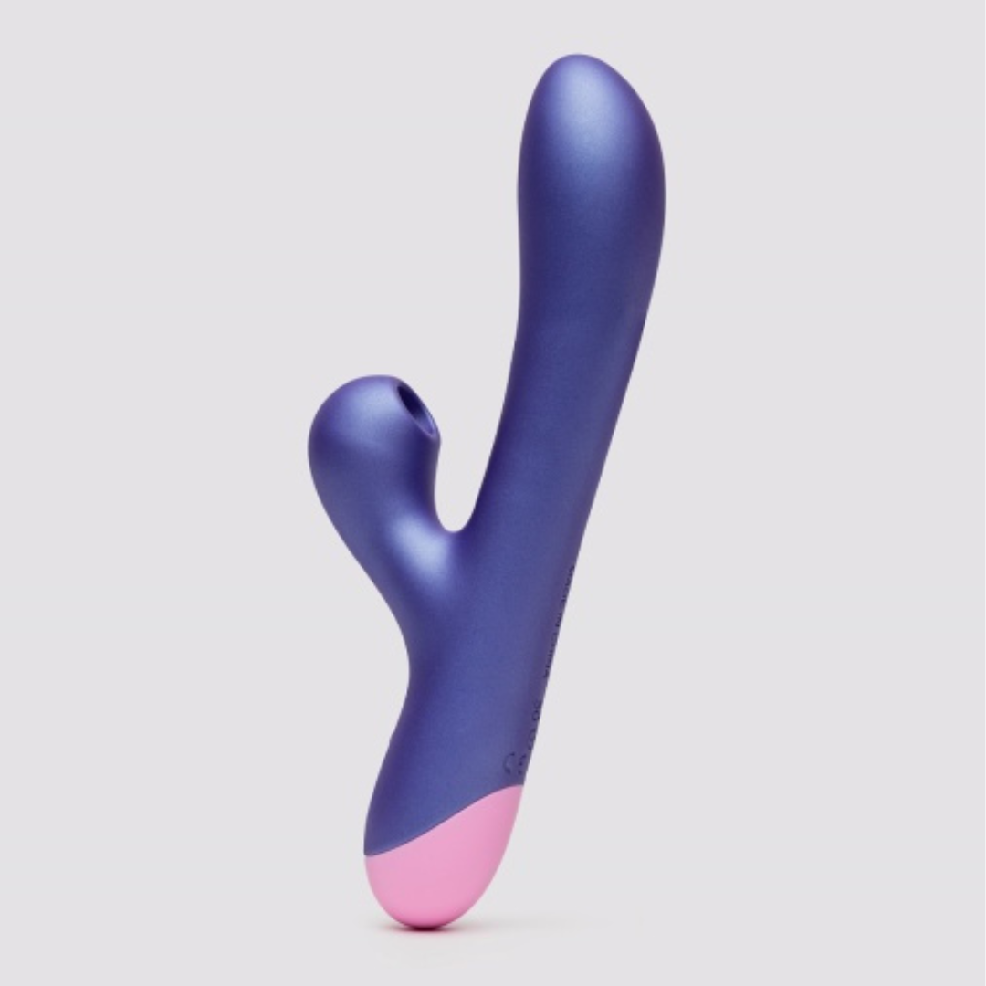 ROMP - Pulse 雙頭吸啜震動按摩棒 - 紫色