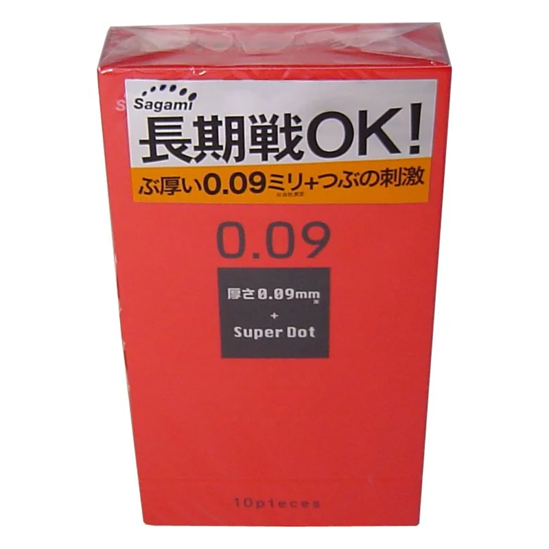 相模 0.09 凸點 10 片裝 乳膠安全套