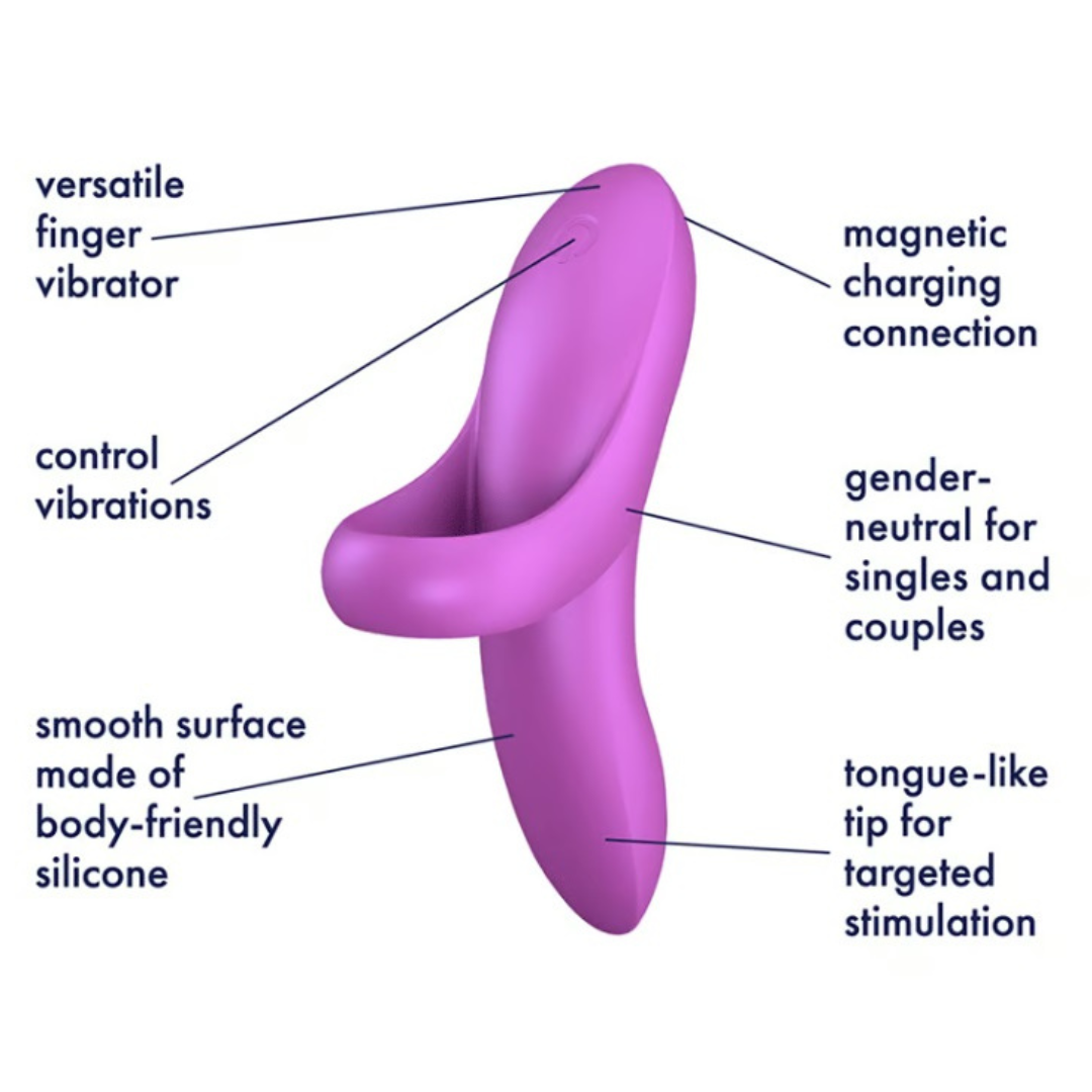 Satisfyer - Bold Lover 手指震動器 粉紅色