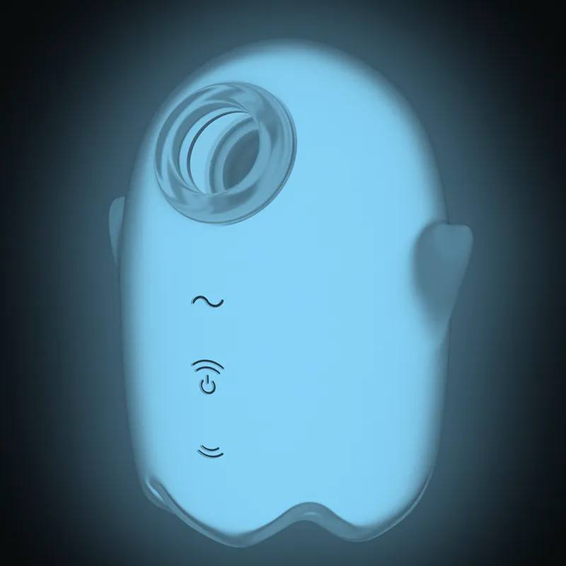 Satisfyer - Glowing Ghost 發光吸吮陰蒂震動器 白色