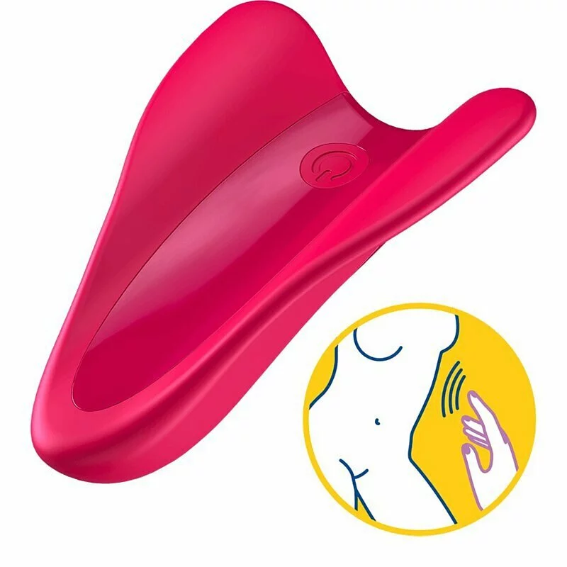 Satisfyer High Fly 手指震動器 紅色