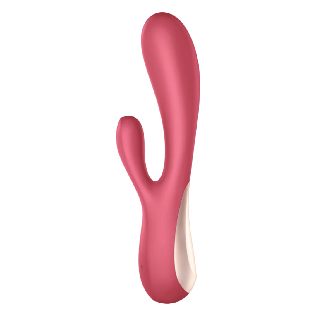 Satisfyer - Mono Flex 兔子按摩棒 - 莓紅色