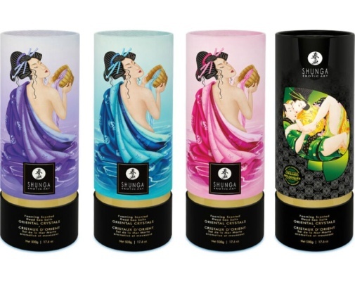 SHUNGA 泡沫水晶死海浴鹽 500g 催情玫瑰