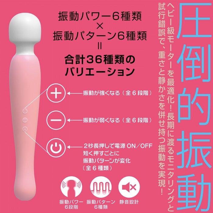 SSI Japan - Kuro Denma Super 超強潮吹AV按摩棒 黑色