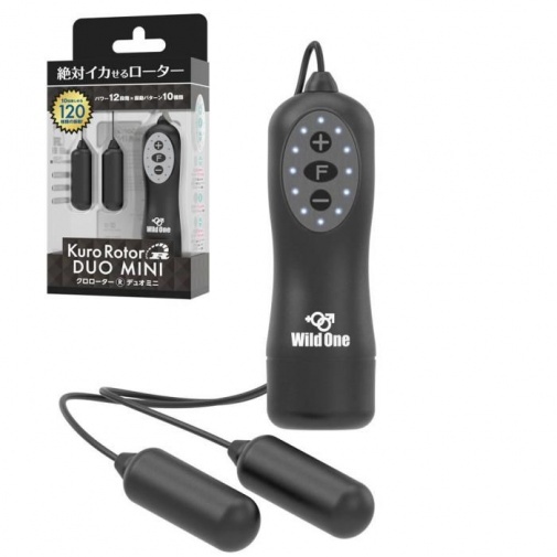 SSI Japan - Kuro Rotor R Duo Mini 二重納米有線震蛋 - 黑色