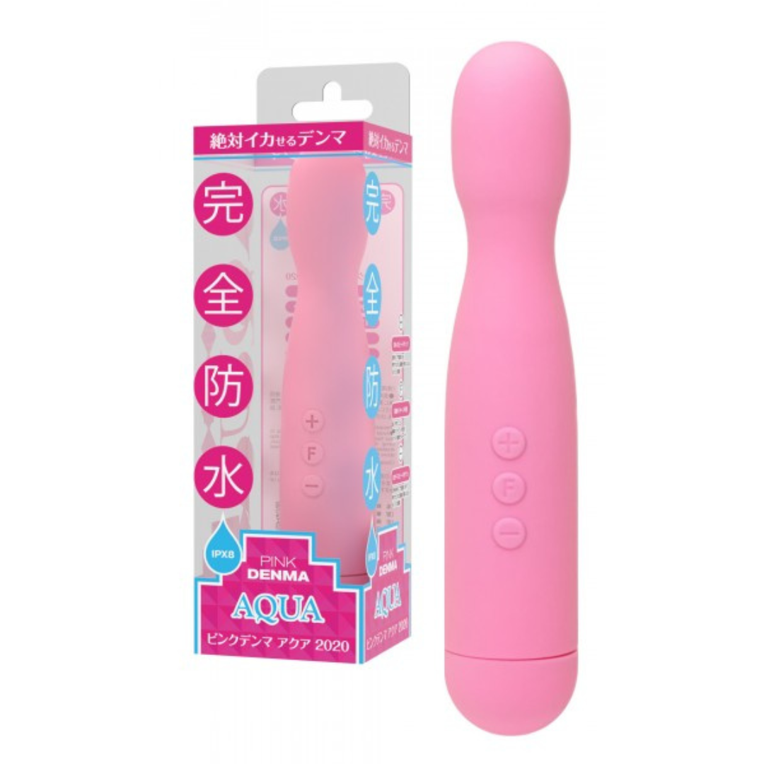 SSI Japan - Pink Denma Aqua 完全防水震動AV按摩棒 粉紅色