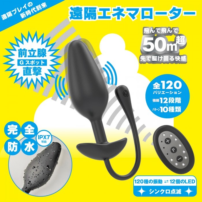 SSI Japan - 超遠距離遙控式後庭震動器 M碼