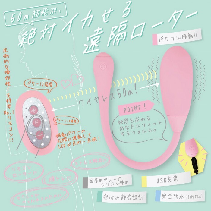 SSI Japan - 無線遙控震蛋 - 粉紅色