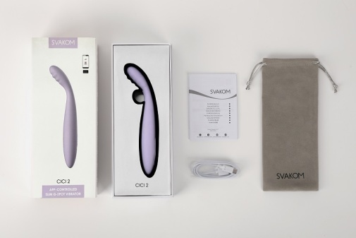 SVAKOM - Cici 2 可加熱智能G點按摩棒