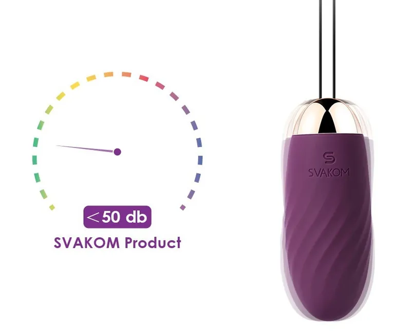 SVAKOM Elmer 無線搖控震蛋 深紫色