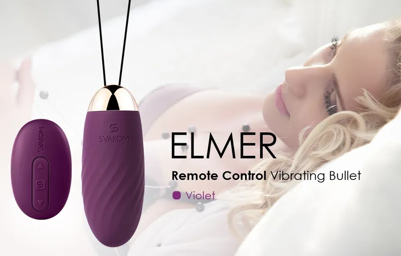 SVAKOM Elmer 無線搖控震蛋 深紫色
