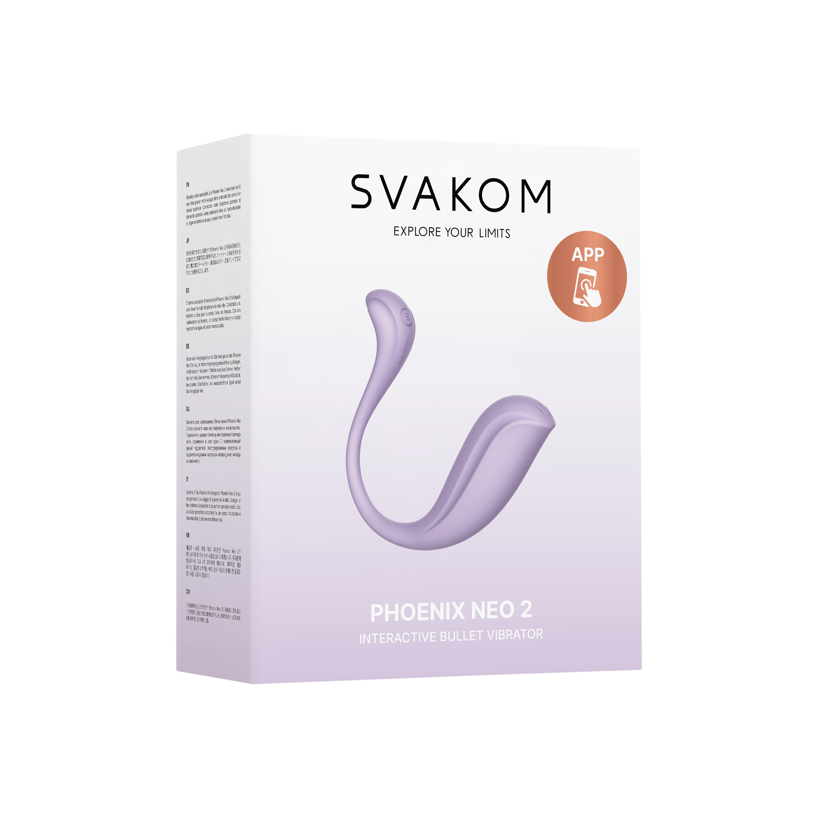 SVAKOM Phoenix Neo 2 手機App遙控無線震蛋 - 淺紫色
