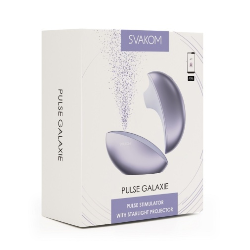 SVAKOM Pulse Galaxie 智能陰蒂吸吮震動器（紫丁香/午夜黑）