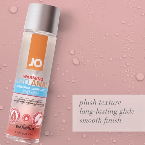 System Jo - H2O 暖感水性後庭潤滑劑 - 120ml