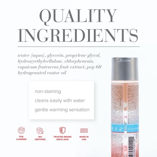 System Jo - H2O 暖感水性後庭潤滑劑 - 60ml
