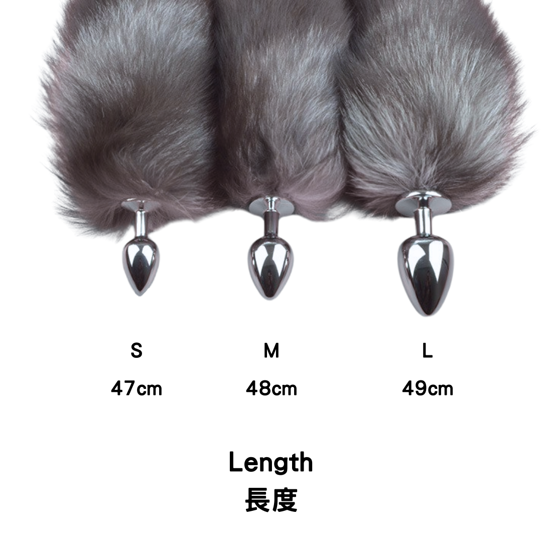 尾巴金屬肛塞(S/M/L)