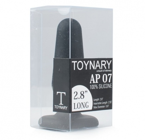 Toynary - AP07 後庭塞 2.3cm - 黑色