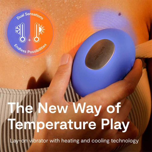 【冰火兩重天】We-Vibe Temp 可調節冷熱感按摩器 (薰衣草藍/橙色)