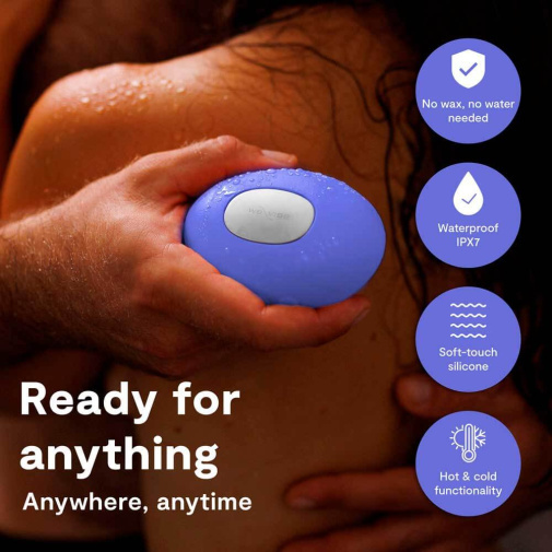 【冰火兩重天】We-Vibe Temp 可調節冷熱感按摩器 (薰衣草藍/橙色)