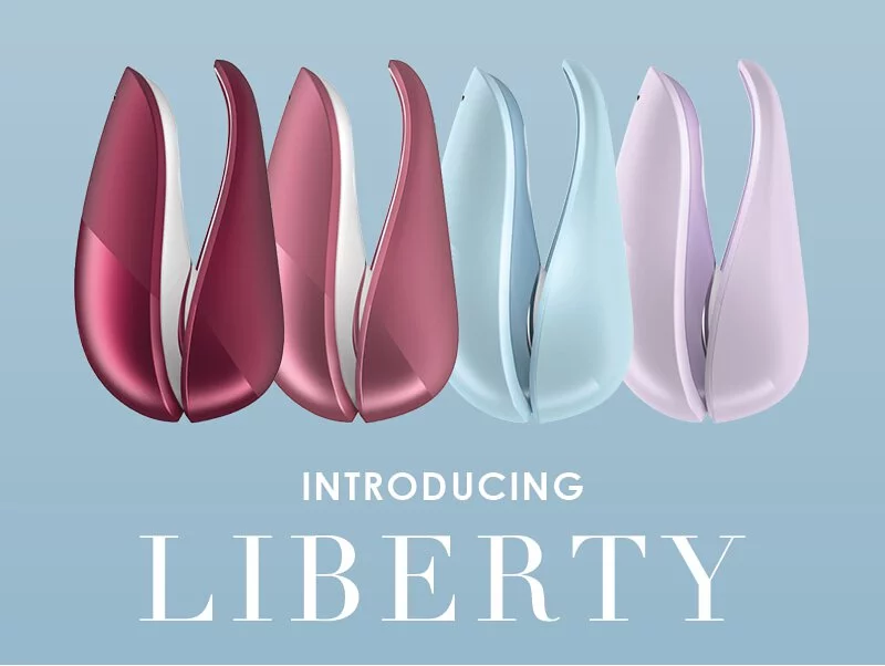 Womanizer Liberty 便攜式陰蒂吸啜器 (藍色/紅色/粉紫/玫紅)