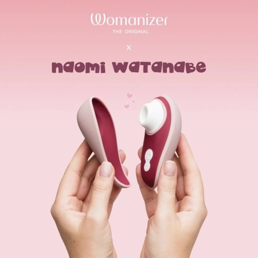 Womanizer 渡邊直美限定聯名款 Liberty 2 便攜版陰蒂吸啜器 - 酒红色
