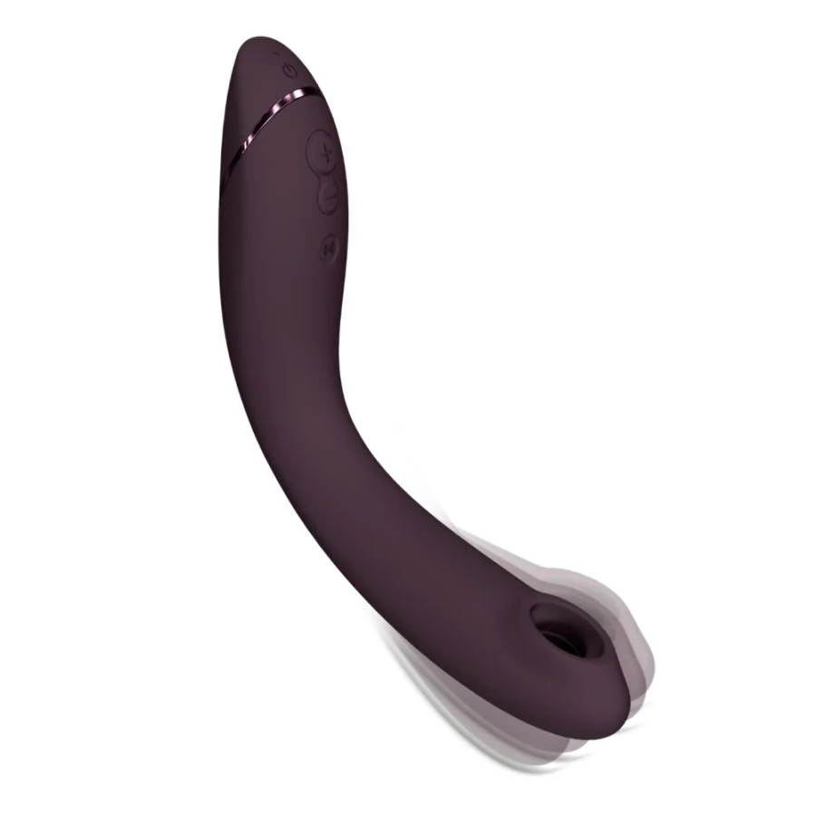 Womanizer OG Pleasure Air G 點吸啜震動按摩棒 紫紅色