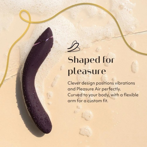 Womanizer OG Pleasure Air G 點吸啜震動按摩棒 紫紅色