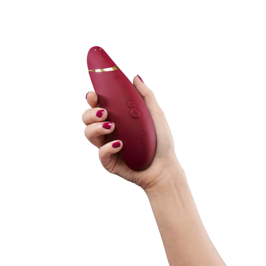 Womanizer Premium 2 陰蒂吸啜器 酒紅色