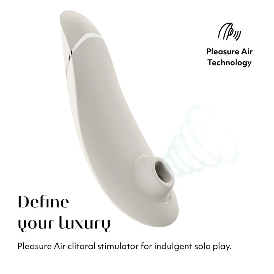 Womanizer Premium 2 陰蒂吸啜器 灰白色