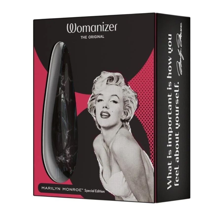 Womanizer 瑪麗蓮夢露特別版 Classic 2 陰蒂吸啜器 - 雲石黑