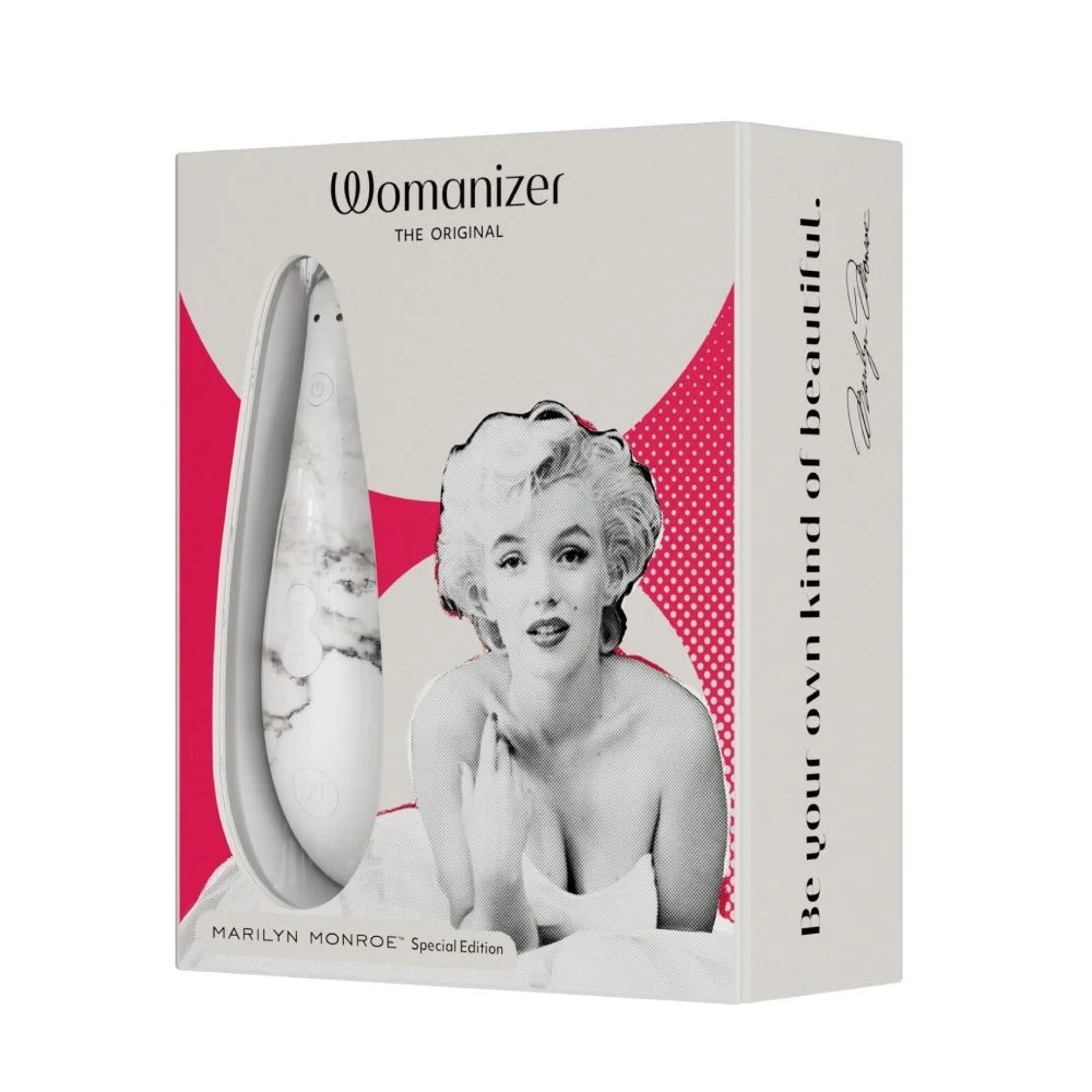 Womanizer 瑪麗蓮夢露特別版 Classic 2 陰蒂吸啜器 - 雲石白