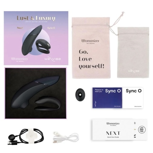 【Womanizer x We-Vibe】Lust & Luxury 奢華愉悅套裝 - 黑色