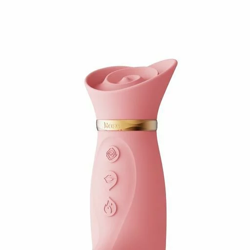 Zalo - Rose Rabbit Vibrator 吸吮震動棒 粉色